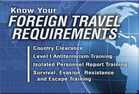 how often must you receive a defensive foreign travel briefing