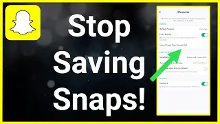 why can’t i save videos on snapchat?