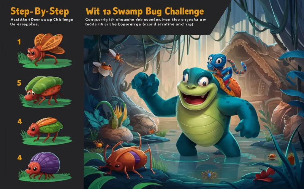 How to Aid Zygg in Conquering the Swamp Bug Challenge?